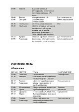 Расписание лекций и мастер-классов на стенде Рокада Мед
